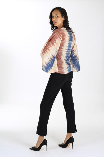 THE FEATHERY BROWN PONCHO TOP