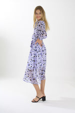 Load image into Gallery viewer, THE CUTE PURPLE LONG DRESS