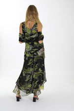Load image into Gallery viewer, THE REVERSIBLE REVOLVING PANT SET IN PRINT GREEN - Nikky Apparels