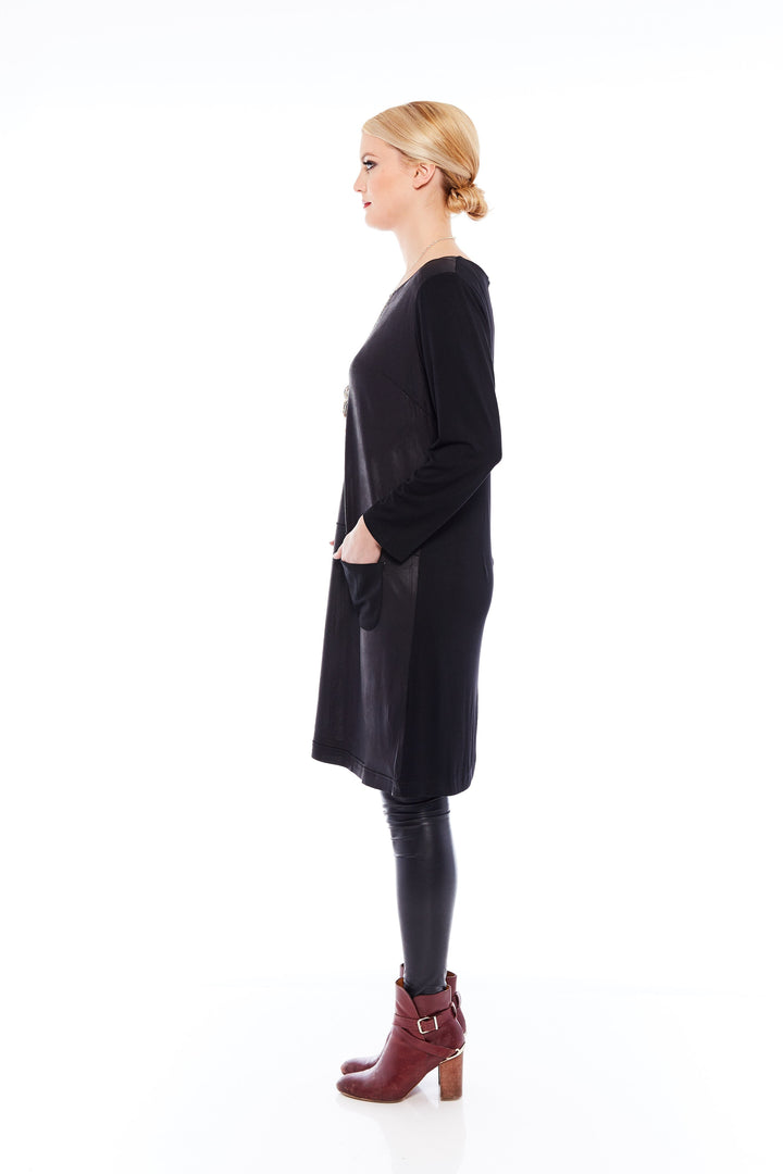 Shop Women's Long Sleeve Black Midi Dresses Online - Nikky Apparels