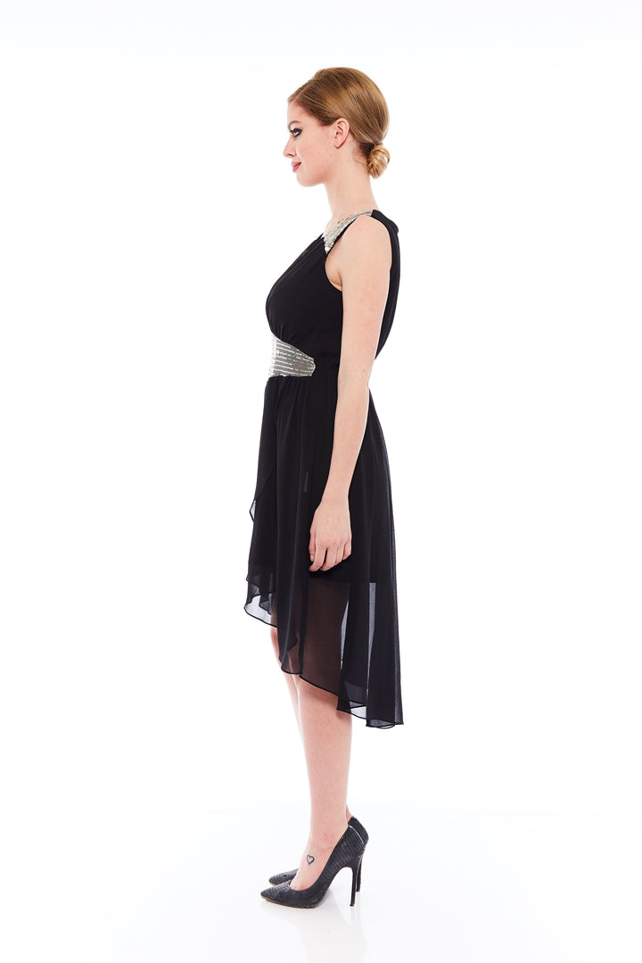 Buy Black Hi-Low Dresses Online - Nikky Apparels