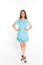 Load image into Gallery viewer, THE BARBIE FEELS DRESS IN SKY BLUE - Nikky Apparels