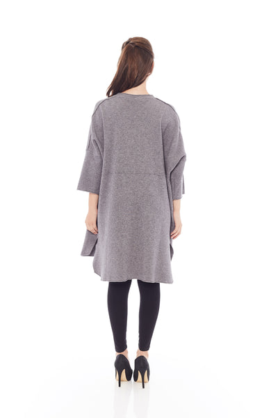 Buy Women's Grey Cardigans & Round Neck Sweaters Online