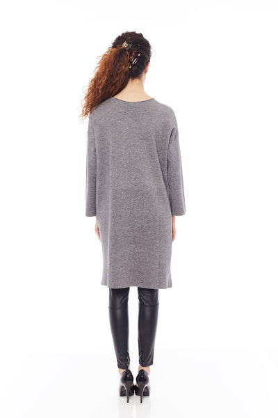 Buy Women's Knitted Grey Sweaters Dresses Online