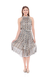 THE ELEVATED BROWN SNAKE SKIRT - Nikky Apparels