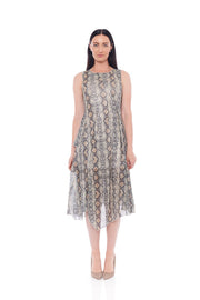 THE BROWN SNAKE DRESS IS ALL YOU WANT - Nikky Apparels