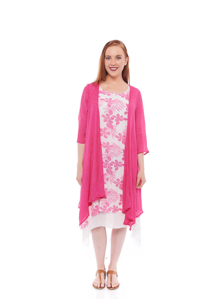 THE TWO-IN ONE DRESS IN BARBIE PINK