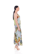 Load image into Gallery viewer, THE SEA FEELS REVERSIBLE DRESS IN LEAFY PRINTS - Nikky Apparels