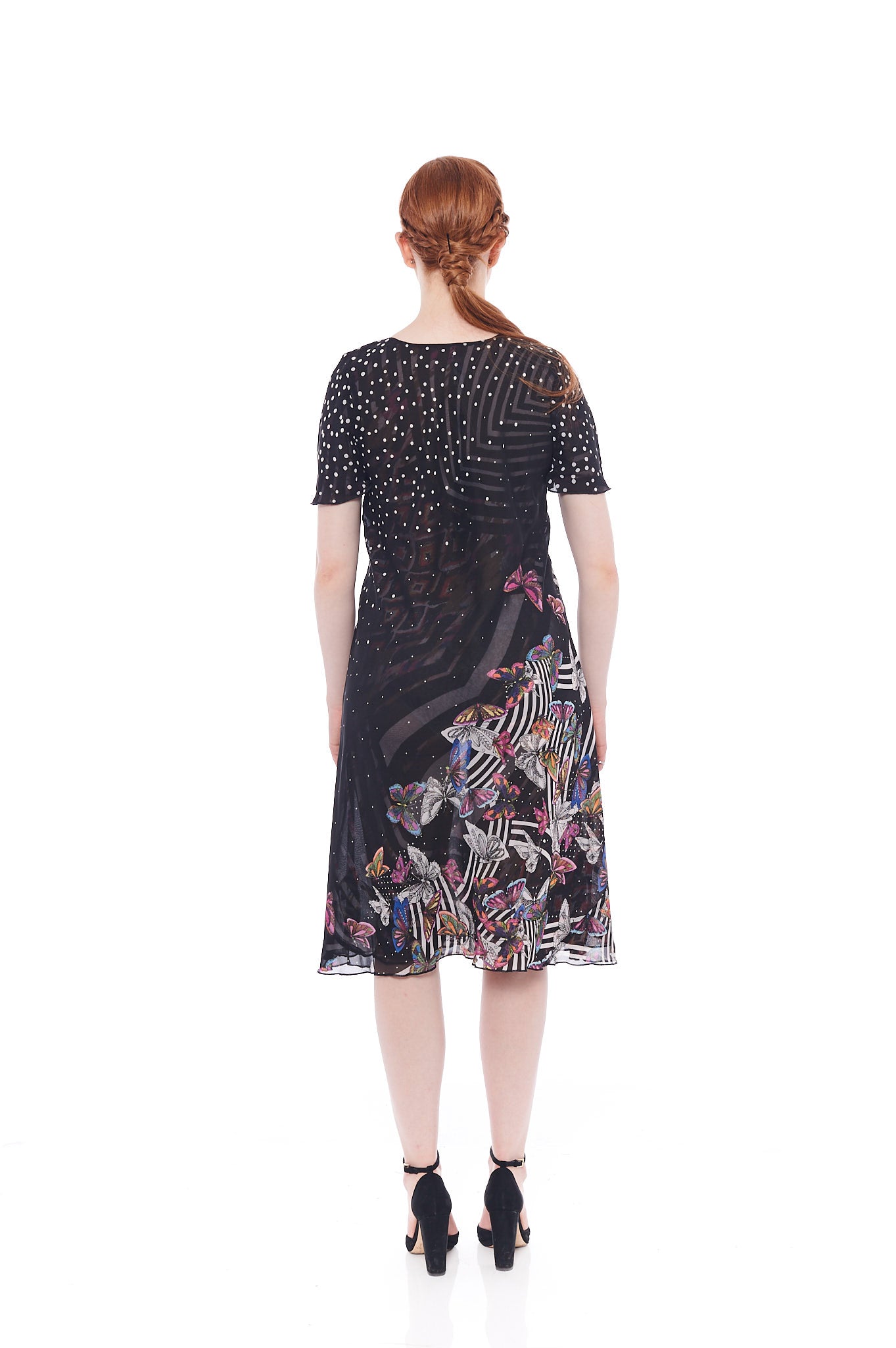 THE BUTTERFLY SHIMMERY REVERSIBLE DRESS