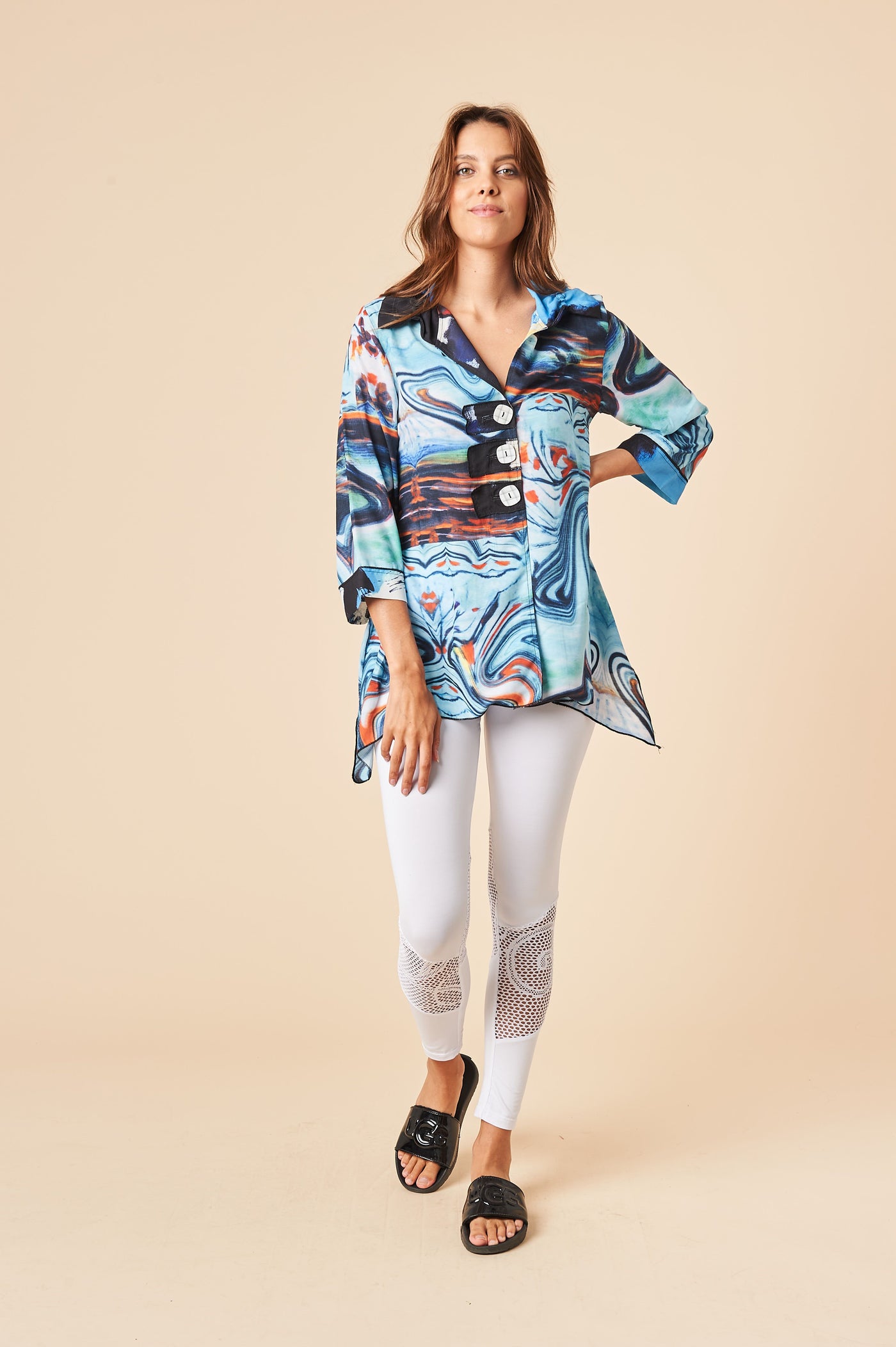 THE FUNKY PRINT JACKET IN ALL BLUES