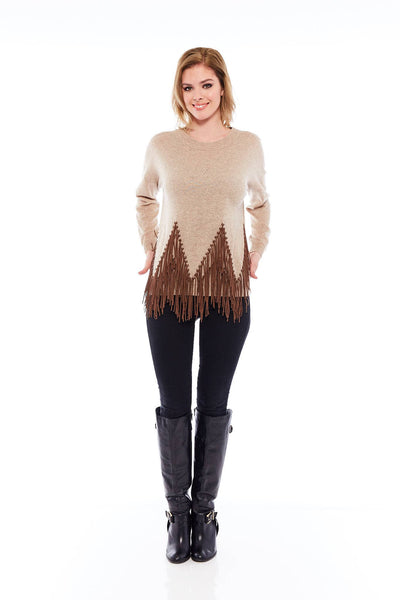 Discover Women's Beige Sweaters Online