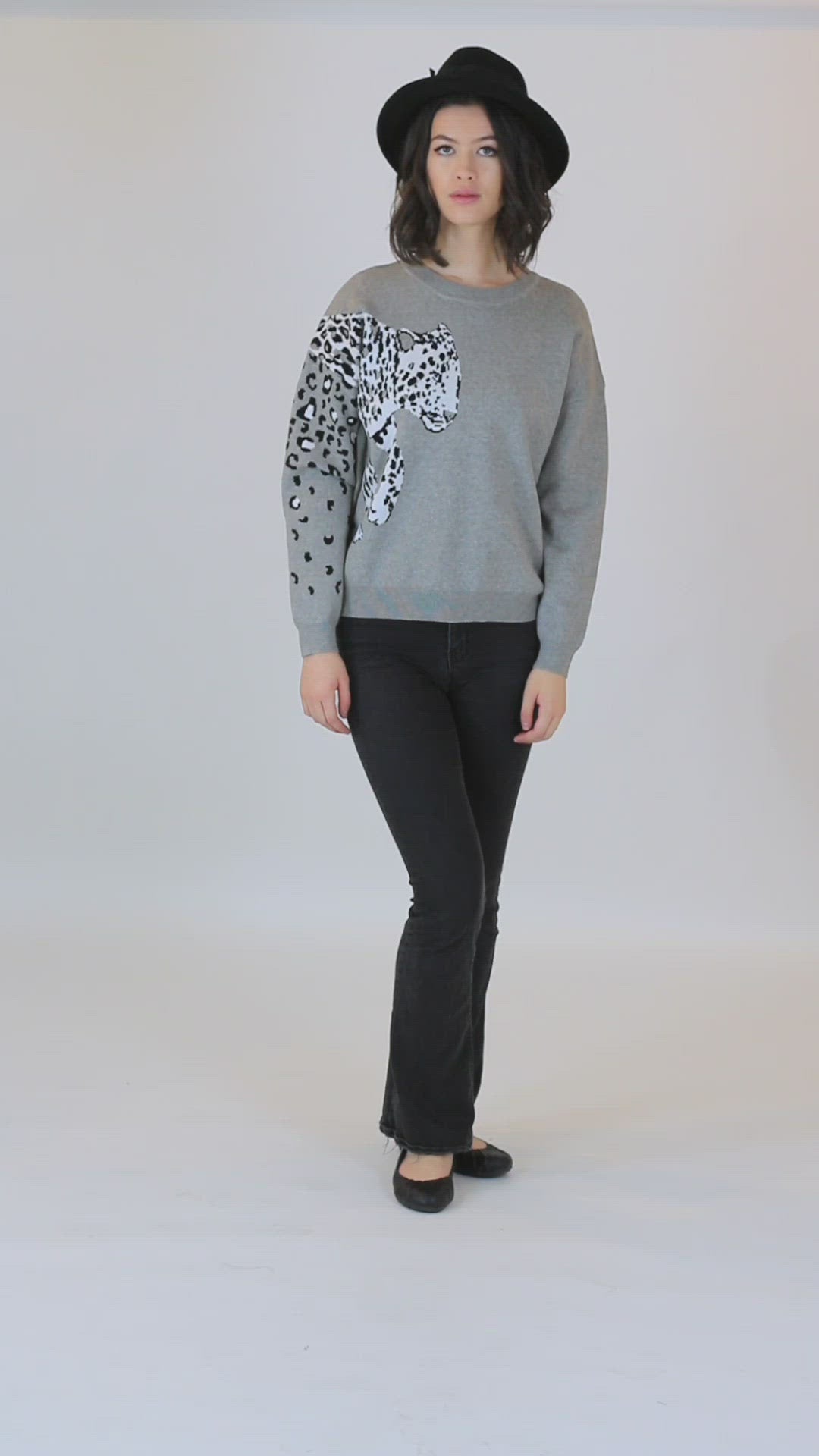 Buy Women's Grey Pullover Sweaters Online